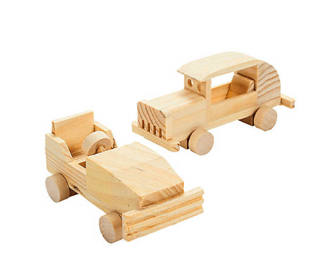 DIY Wooden Hot Rod Cars (12 Pack) - EconoCrafts