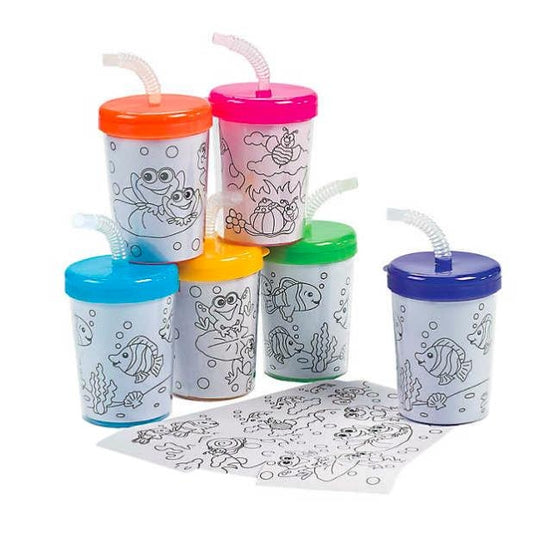 CYO Pre-Printed Plastic Cups 
