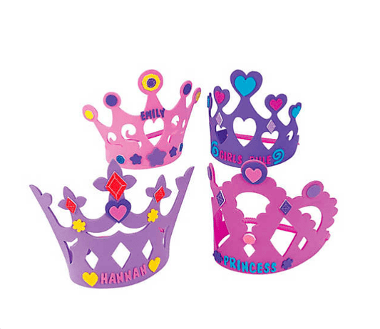 DIY Princess Crowns (12 Pack) - EconoCrafts