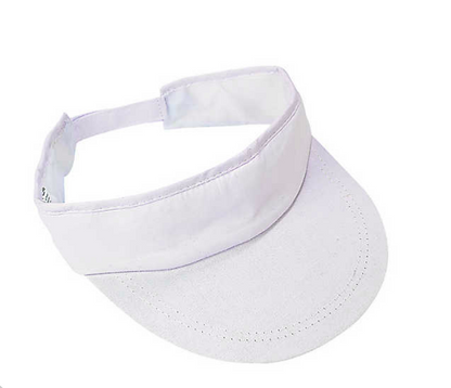 DIY White Cotton Visors