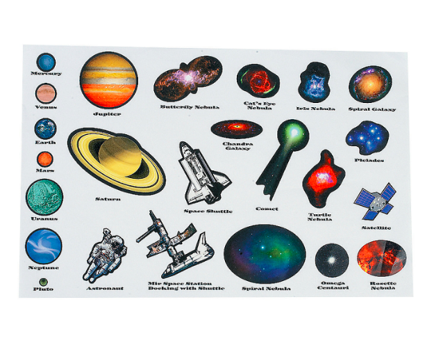 Giant Planet Sticker Scenes