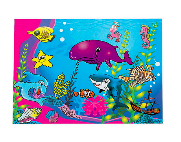 DIY Aquarium Paper Sticker Scenes (12 Pack) - EconoCrafts