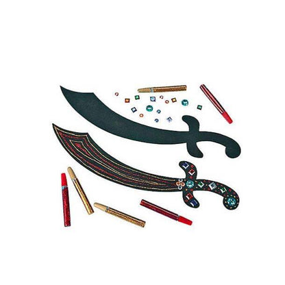Foam Pirate Sword Craft Kit (12 Pack) - EconoCrafts