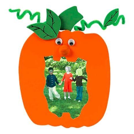 Jack-O’-Lantern Picture Frame Magnet Craft Kit (12 Pack) - EconoCrafts