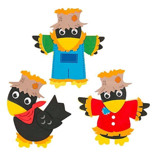 Scarecrow Magnet Craft Kit (12 Pack) - EconoCrafts