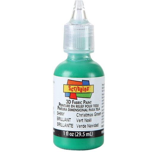 3D Fabric Paint - Green - EconoCrafts