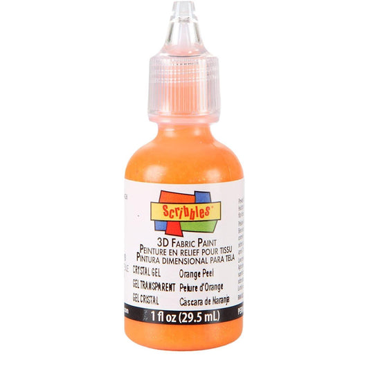 3D Fabric Paint - Orange - EconoCrafts