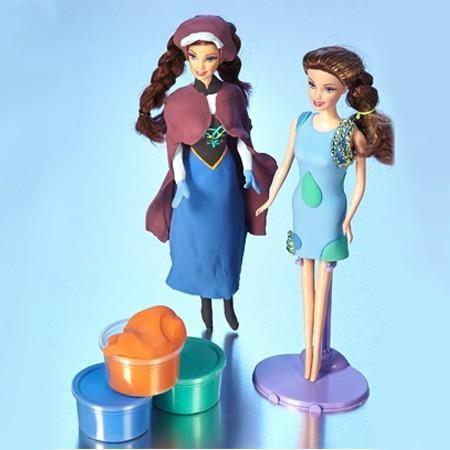 Modeling Clay Fashion Set - Large Doll - EconoCrafts