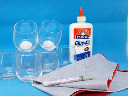 DIY Stained Glass Votives (12 Pack) - EconoCrafts