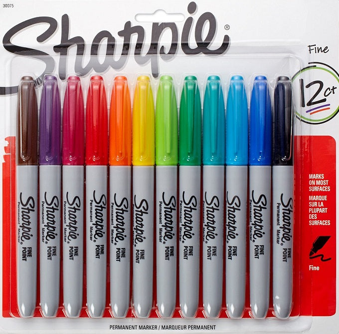 Sharpie Fine Point Markers - Assorted Colors  