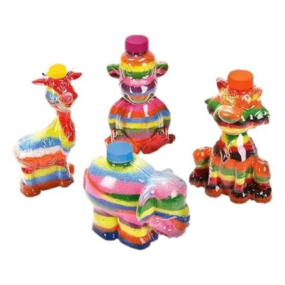 Safari Sand Art Bottles (12 Pack)
