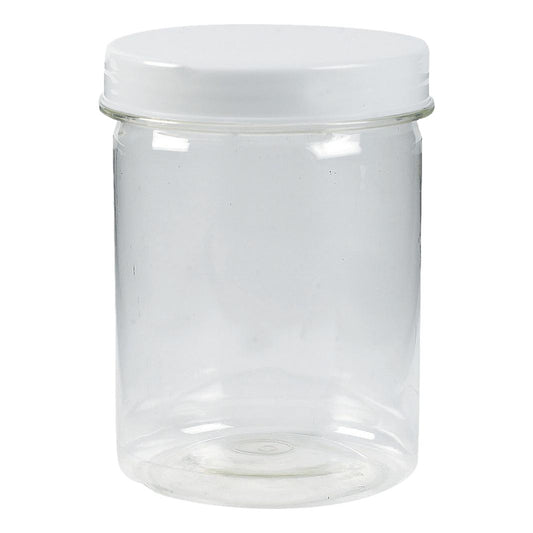 Plastic Jars With Twist Lids (12 Pack)
