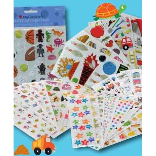 Assorted Stickers Pack (Over 400 Stickers) - EconoCrafts