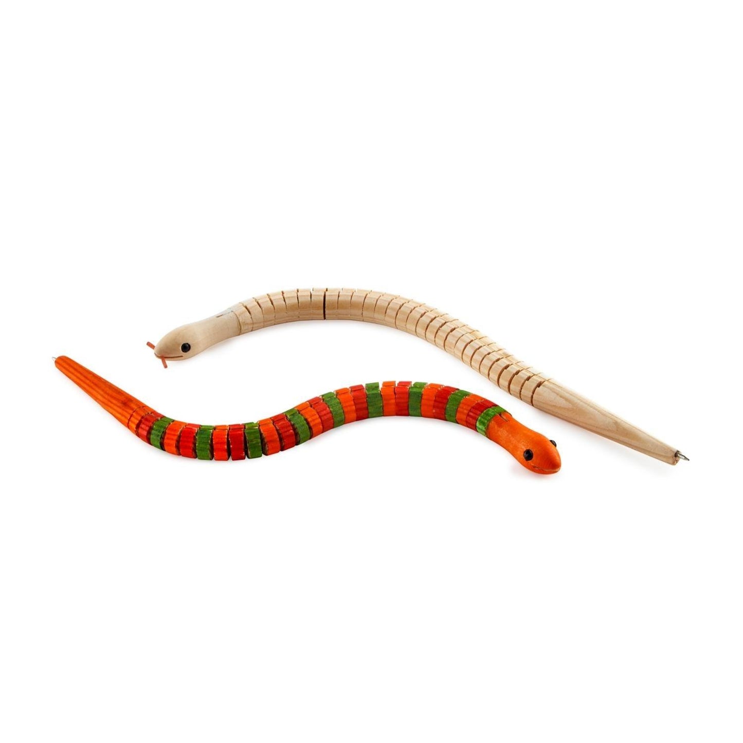 Flexible Wooden Snake Pens (12 Pack) - EconoCrafts