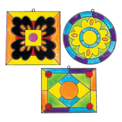 Stained Glass Suncatchers (12 Pack)