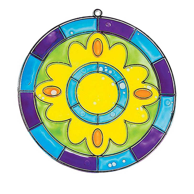 Stained Glass Suncatchers (12 Pack)