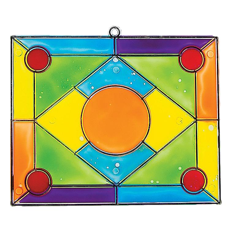 Stained Glass Suncatchers (12 Pack)