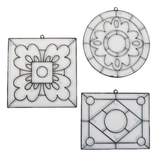 Stained Glass Suncatchers (12 Pack) - EconoCrafts