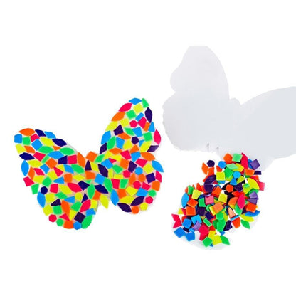 Sticky Mosaic Butterflies (12 Pack) - EconoCrafts