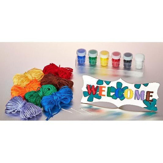 Stitching Welcome Signs (12 Pack) - EconoCrafts