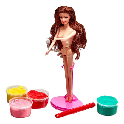 Modeling Clay Fashion Set - Large Doll - EconoCrafts