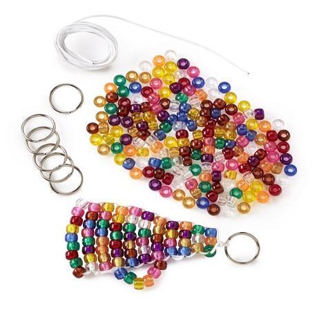 DIY Beaded Megaphone Key-Chains (12 Pack) - EconoCrafts