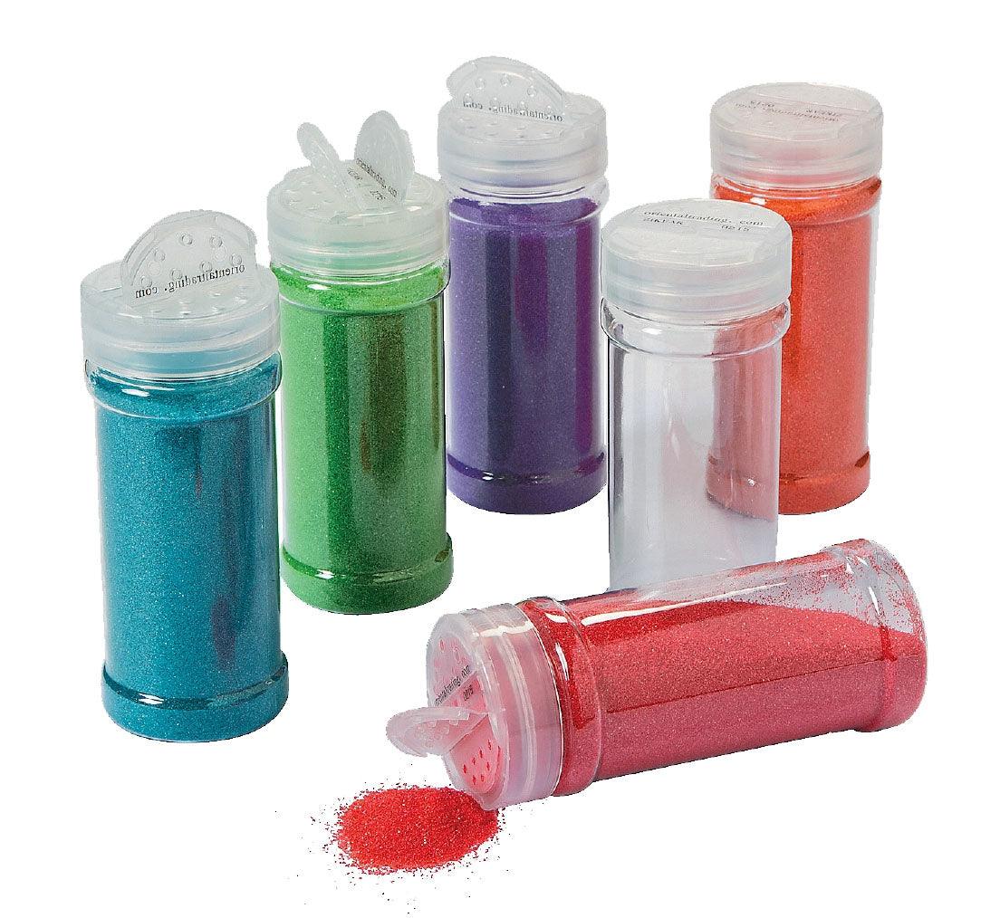 Sand / Glitter Shaker Bottles (Set of 6) - EconoCrafts