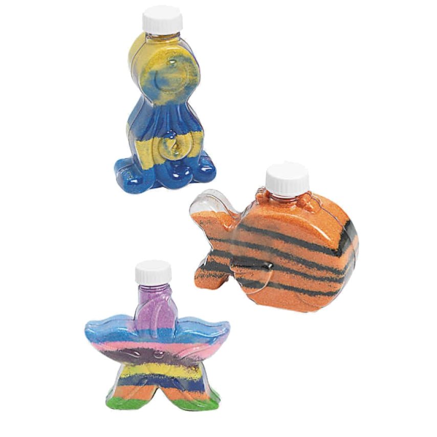 Under the Sea Sand Art Bottles (12 Pack) - EconoCrafts