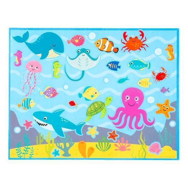 Under the Sea Sticker Scenes (12 Pack) - EconoCrafts