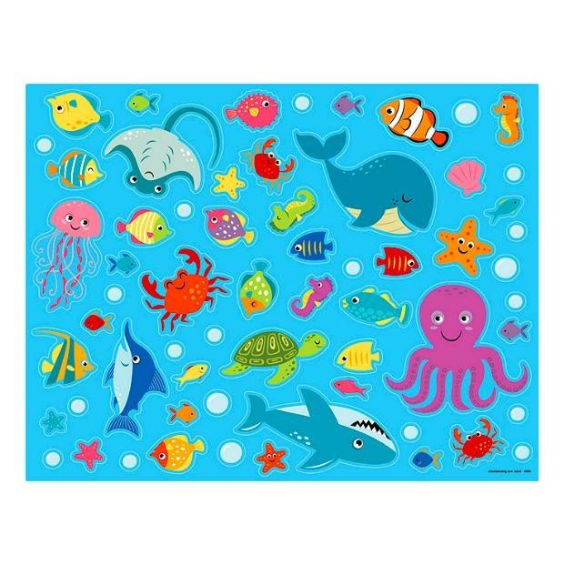 Under the Sea Sticker Scenes (12 Pack) - EconoCrafts