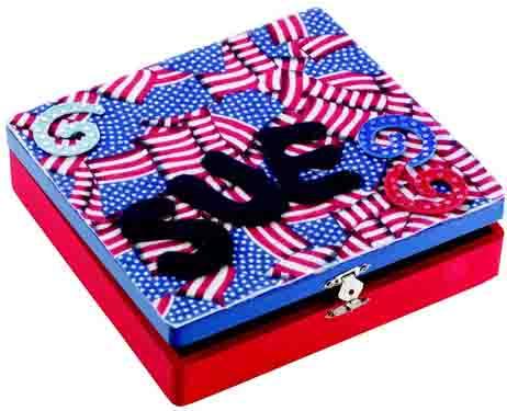 Wooden Hinged Box - Each - EconoCrafts