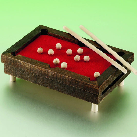 DIY Mini Wooden Pool Tables (12 Pack) - EconoCrafts