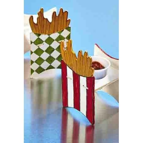 DIY French Fries Ketchup Holder