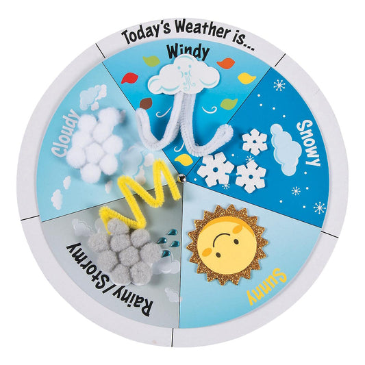 Weather Wheel Craft Kit (12 Pack)