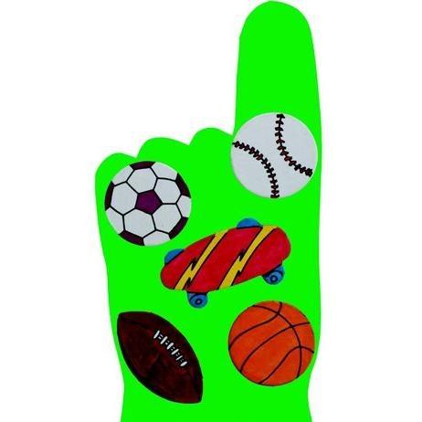 Sports Waving Hands (12 Pack) - EconoCrafts