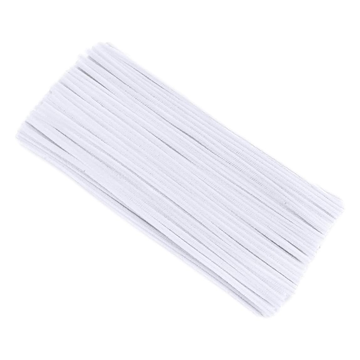 Pipe Cleaners - White (100 Pack)