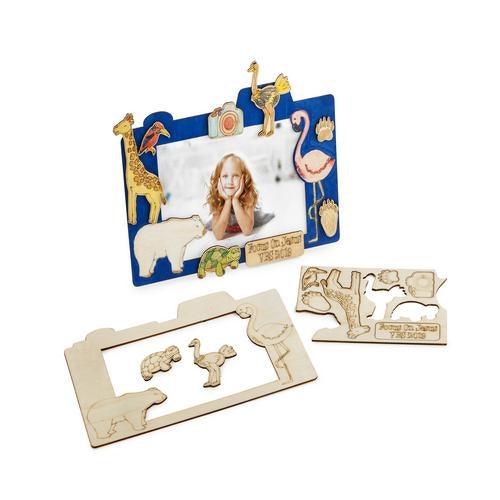 DIY Wooden Animals Picture Frames (10 Pack) - EconoCrafts