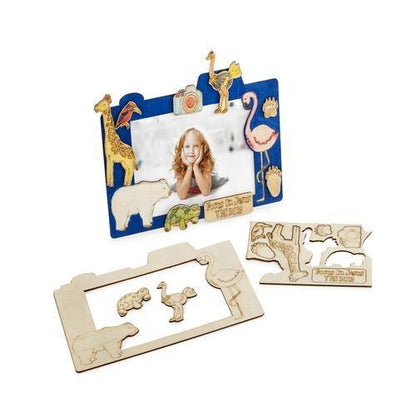 DIY Wooden Animals Picture Frames (10 Pack) - EconoCrafts