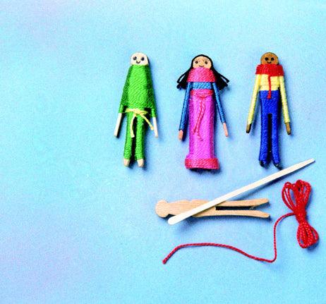 DIY Worry Dolls Craft Kit (48 Pack) - EconoCrafts