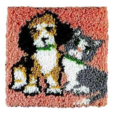 Latch Hook Kits - Cat & Dog - EconoCrafts