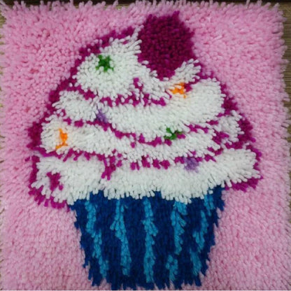 Latch Hook Kits - Cupcake - EconoCrafts