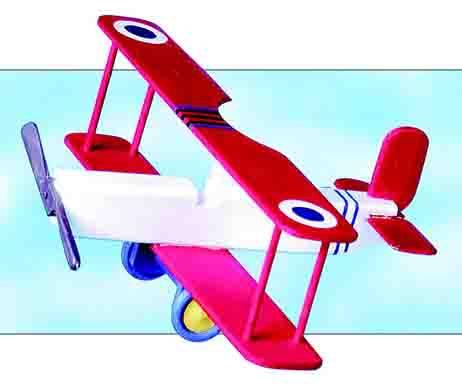 DIY Wooden Biplane - Each - EconoCrafts