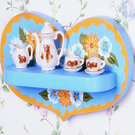 Wooden Heart Shelves Craft Kit - Each - EconoCrafts