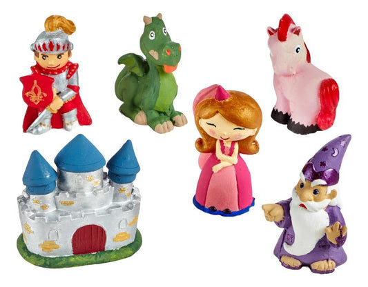 Plaster Figurines - Enchanted (12 Pack) - EconoCrafts