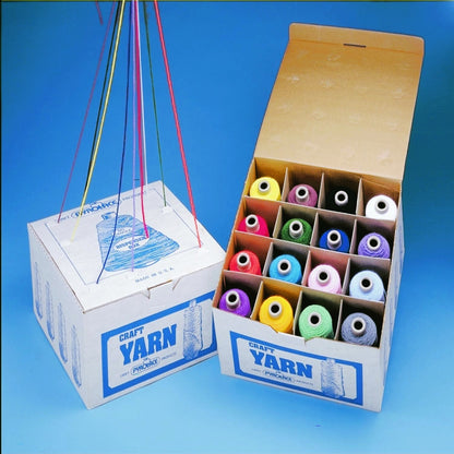 Yarn in a Dispenser Box