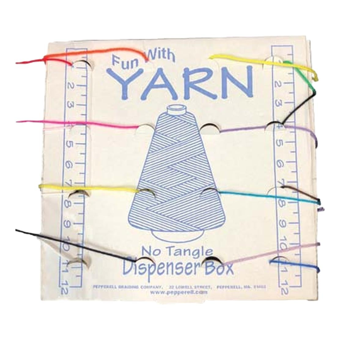 Yarn in a Dispenser Box