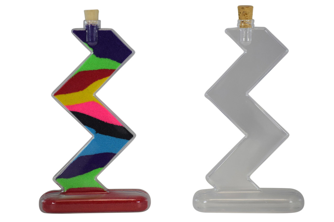 Zig Zag Sand Art Bottles