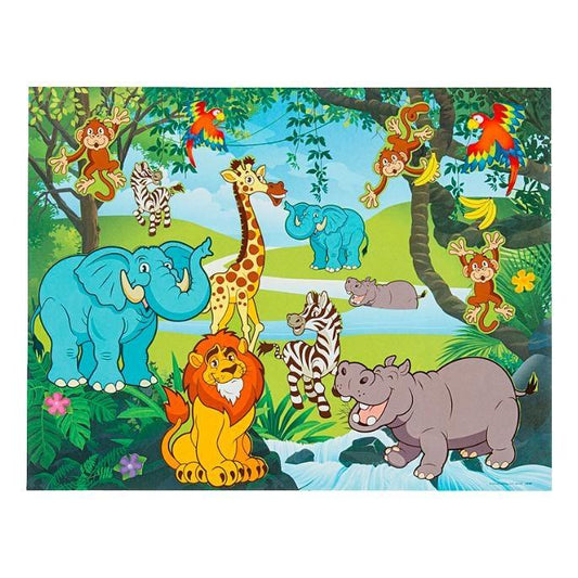 Zoo Sticker Scenes (12 Pack) - EconoCrafts