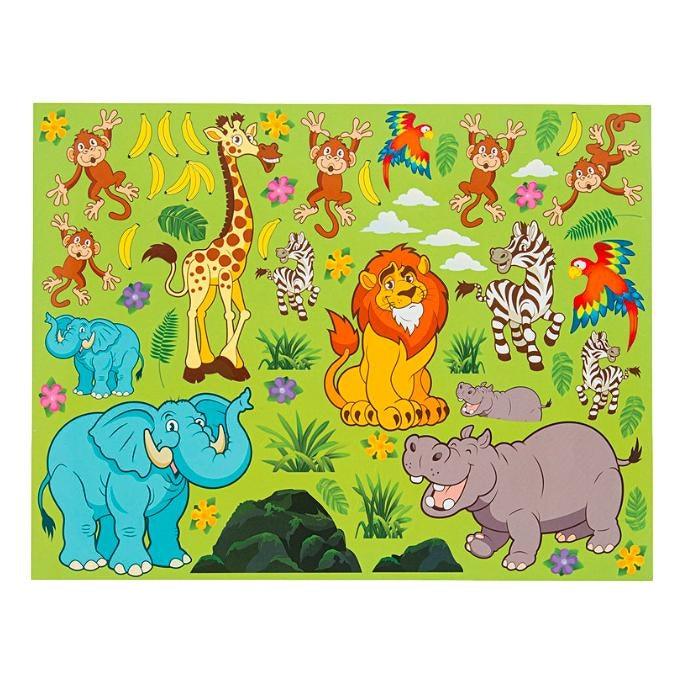 Zoo Sticker Scenes (12 Pack) - EconoCrafts